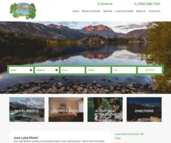Junelakemotel.com(June Lake Motel) Screenshot