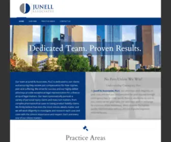 Junell-Law.com(Junell & Associates Law Firm) Screenshot