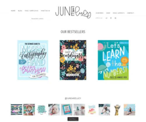 Junelucy.com(Get Beautifully Organized) Screenshot