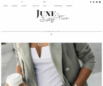 Junesixtyfive.com(JUNE Sixty) Screenshot