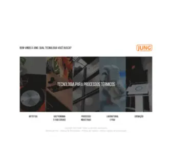 Jung.com.br(Tecnologia para Processos Térmicos) Screenshot