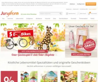 Jungborn.de(Lebensmittel & Feinkost online bestellen) Screenshot