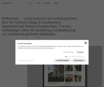 Jungcreative.de(Templates, Themes Gambio, REDAXO, Wordpress) Screenshot
