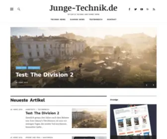 Junge-Technik.de(Aktuelle Technik und Games News) Screenshot