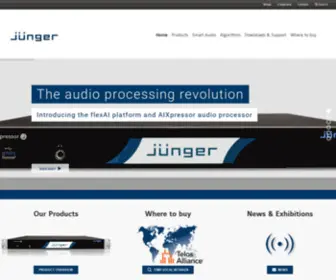 Junger-Audio.com(Junger Audio) Screenshot