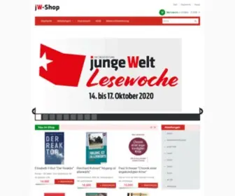Jungewelt-Shop.de(Junge Welt Online) Screenshot