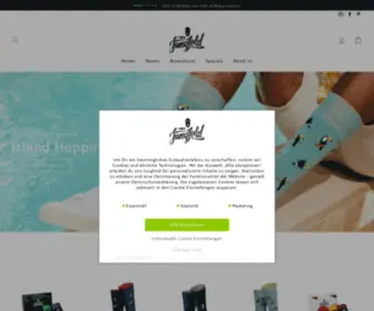 Jungfeld.com(Bunte Socken für Damen und Herren aus bis zu 98% Bio) Screenshot