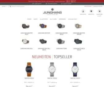 Junghans-Shop.com(Junghans Onlineshop) Screenshot