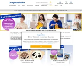 Junghanswolle.at(Junghans Wolle) Screenshot