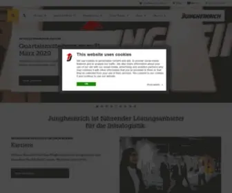 Jungheinrich.com(Weltweit führend in der Intralogistik) Screenshot