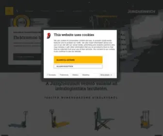 Jungheinrich.hu(Targoncák) Screenshot