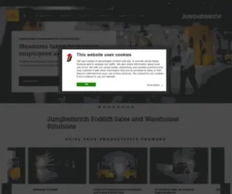 Jungheinrich.ie(Jungheinrich Forklift Sales and Warehouse Solutions) Screenshot