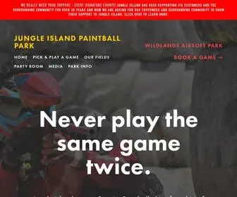 Jungle-Island.com(Jungle Island Paintball Park) Screenshot