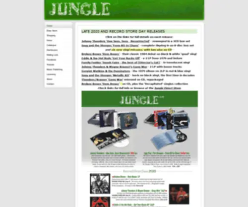 Jungle-Records.net(Jungle Records) Screenshot