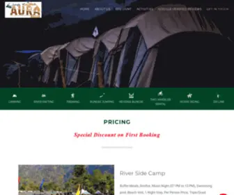 Jungleauracamp.com(Jungle Aura Camp) Screenshot