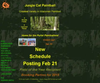 Junglecatpaintball.com(Jungle Cat Paintball) Screenshot