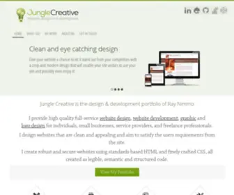 Junglecreative.com(Website Design and Development Services) Screenshot