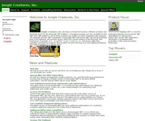 Junglecreatures.com(Junglecreatures) Screenshot
