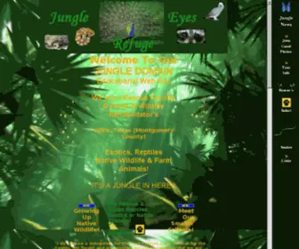 JungleDomain.org(Jungle Eyes Wildlife Sanctuary) Screenshot