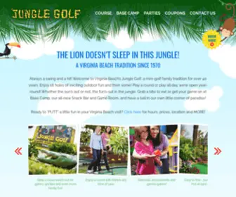 Junglegolf.com(Jungle Golf Virginia Beach) Screenshot