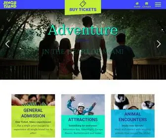 Jungleisland.com(Miami's Premier Event Destination) Screenshot