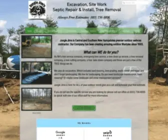 Junglejimscompanies.com(Excavation) Screenshot