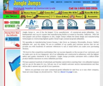 Junglejumps.com(Commercial Bounce House Sales) Screenshot