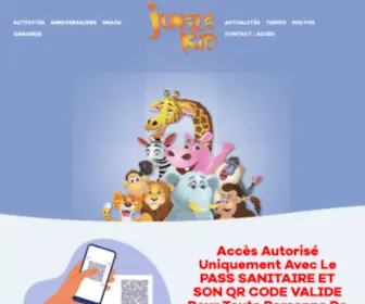 Junglekid.fr(Espace de jeux indoor pour enfant en Bourgogne 21) Screenshot