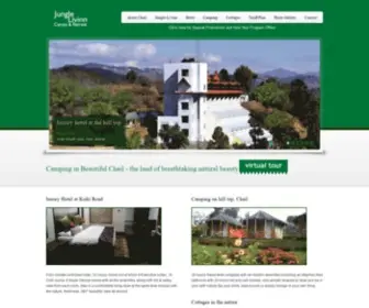 Junglelivinn.com(Hotel in Chail) Screenshot