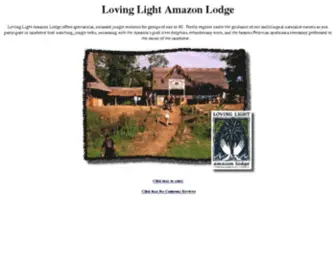 Junglelodge.com(Loving Light Amazon Lodge) Screenshot