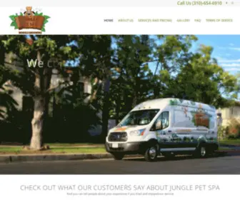 Junglepetspa.com(JUNGLE PET SPA) Screenshot