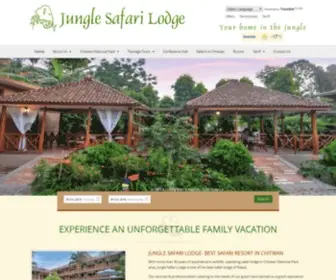 Junglesafarilodge.com(Jungle Safari Lodge) Screenshot