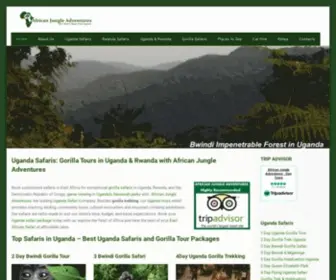 Junglesafarisuganda.com(Jungle Safaris Uganda) Screenshot