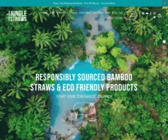 Junglestraws.com(Reusable Bamboo Straws) Screenshot