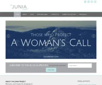 Juniaproject.com(The Junia Project) Screenshot