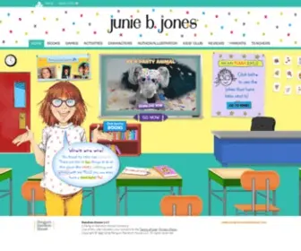 Juniebjones.com(Random House) Screenshot