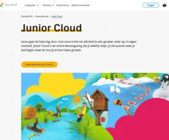 Juniorcloud.nl(Leren gaat de hele dag door. Hoe mooi) Screenshot