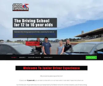 Juniordriverexperience.com(Junior Driver Experience) Screenshot