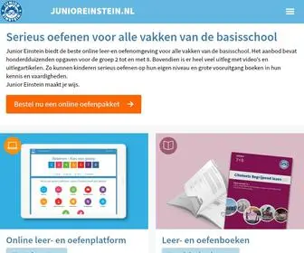 Junioreinstein.nl(Junior Einstein) Screenshot