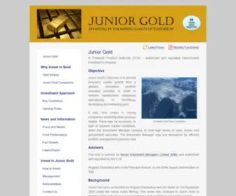 Juniorgold.co.uk(Junior Gold) Screenshot