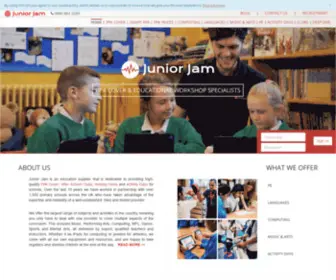Juniorjam.co.uk(Leading Education Supplier Providing Outstanding Deep Dive friendly PPA Cover) Screenshot