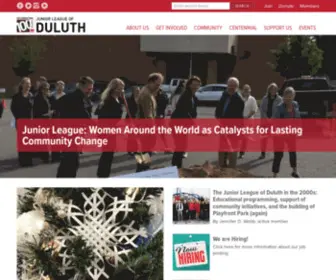 Juniorleagueduluth.com(Junior League of Duluth) Screenshot
