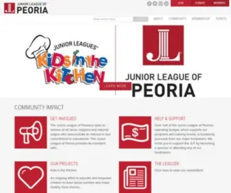 Juniorleagueofpeoria.org(The Junior League of Peoria) Screenshot