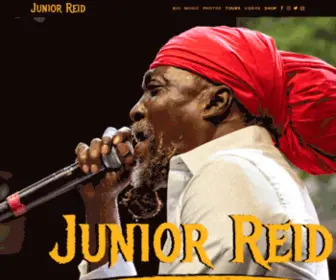 Juniorreid.com(Reggae Legend Junior Reid) Screenshot