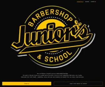 Juniorsbarbers.com(Junior's Barbershop and School) Screenshot