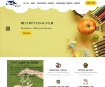 Juniorscholarspreschool.ca(Junior Scholars PreSchool) Screenshot