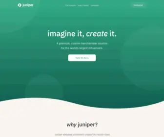 Junipercreates.com(Creates™) Screenshot