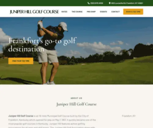 Juniperhillfrankfort.com(Juniper Hill Golf Course) Screenshot