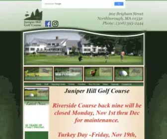 Juniperhillgc.com(Juniper Hill Golf Course) Screenshot