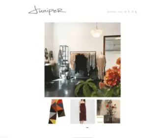 Juniperinmadrona.com(A clothing boutique) Screenshot